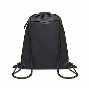Drawstring bag in 600D RPET, blue