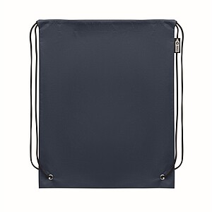 Drawstring bag RPET non-woven, blue