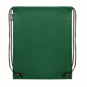 Drawstring bag RPET non-woven, dark green