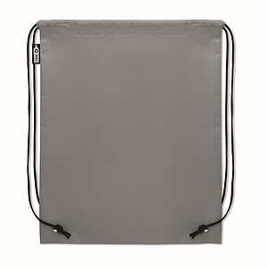 Drawstring bag RPET non-woven, grey