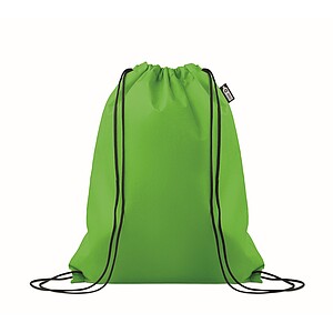 Drawstring bag RPET non-woven, lime