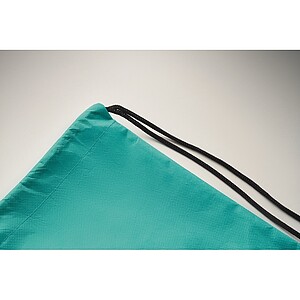 Drawstring bag RPET non-woven, turquoise