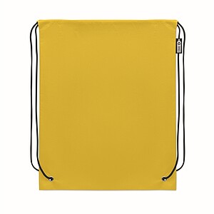 Drawstring bag RPET non-woven, yellow