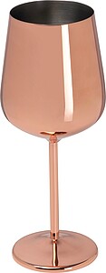 Drinking cup with copper, 500ml, pink