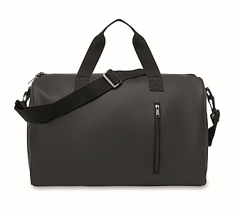 Duffle bag soft PU, black