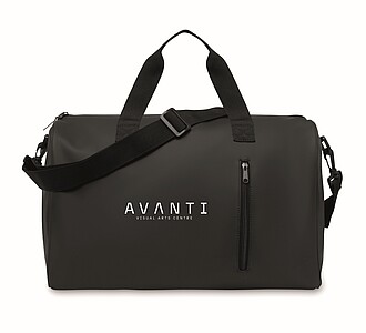 Duffle bag soft PU, black
