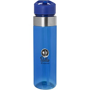 Dylan 650 ml Tritan water bottle with flip spout lid, blue