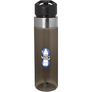 Dylan 650 ml Tritan water bottle with flip spout lid, grey