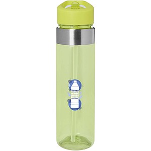 Dylan 650 ml Tritan water bottle with flip spout lid, lime