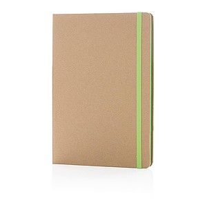 Eco-friendly A5 kraft notebook, green