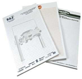 ECO GLUED PADS in A4, A5, A6 formats