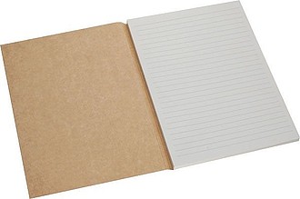 ECO GLUED PADS WITH COVER in A4, A5, A6 formats