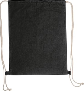 ECO Tex certified Gymbag from environmentally friendly cotton (140g/m)