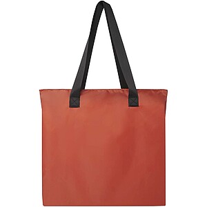 EcoFold RPET foldable tote bag 16L, brick