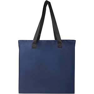 EcoFold RPET foldable tote bag 16L, navy