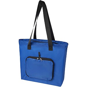 EcoFold RPET foldable tote bag 16L, royal blue