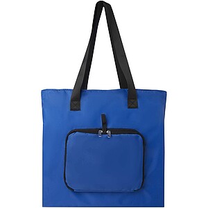 EcoFold RPET foldable tote bag 16L, royal blue