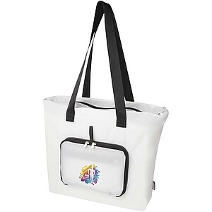 EcoFold RPET foldable tote bag 16L, white