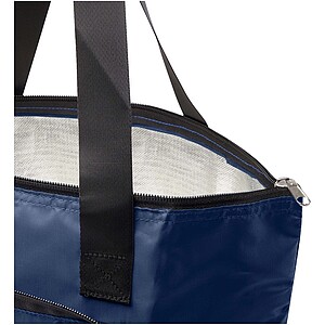 EcoFold RPET foldable tote cooler bag 15L, navy