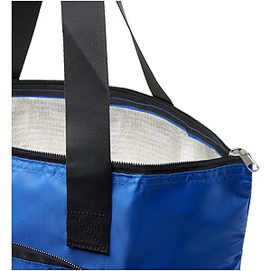 EcoFold RPET foldable tote cooler bag 15L, royal blue