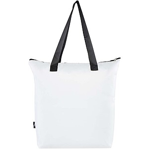 EcoFold RPET foldable tote cooler bag 15L, white