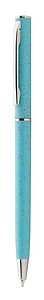 Ecological ballpoint pen, light blue