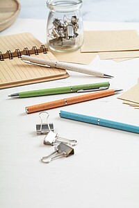 Ecological ballpoint pen, light blue