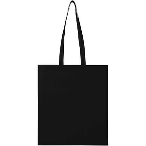 EcoSeal GRS recycled nonwoven convention tote bag 6L, solid black