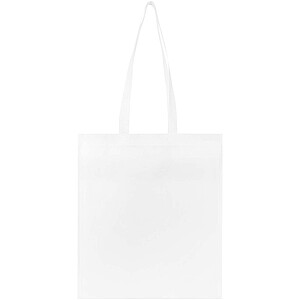 EcoSeal GRS recycled nonwoven convention tote bag 6L, white