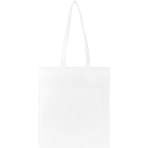 EcoSeal GRS recycled nonwoven convention tote bag 6L, white
