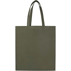 EcoSeal GRS recycled nonwoven gusset tote bag 12L, forest green
