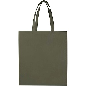 EcoSeal GRS recycled nonwoven gusset tote bag 12L, forest green
