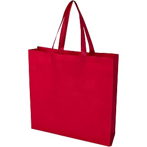 EcoSeal GRS recycled nonwoven gusset tote bag 12L, red