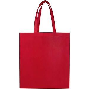 EcoSeal GRS recycled nonwoven gusset tote bag 12L, red