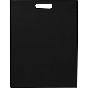 EcoSeal GRS recycled nonwoven tote bag 5L, solid black