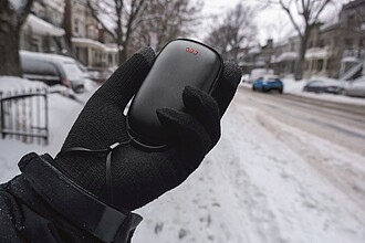 Electric handwarmer in aluminium