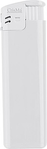 Electronic lighter, refillable, white