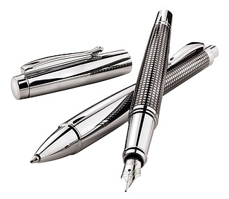 Elegant desk set "Noblesse" packed in a gift box,colour black