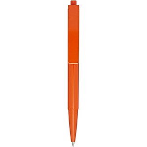 Elsa recycled plastic ballpoint pen (blue ink), orange
