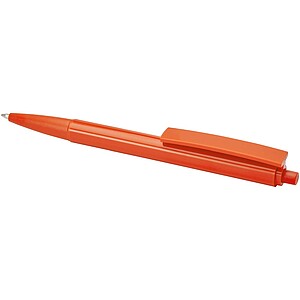 Elsa recycled plastic ballpoint pen (blue ink), orange