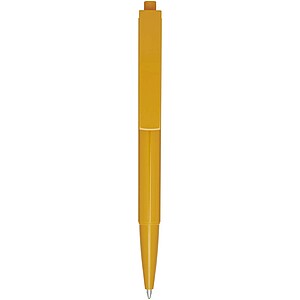 Elsa recycled plastic ballpoint pen (blue ink), yellow