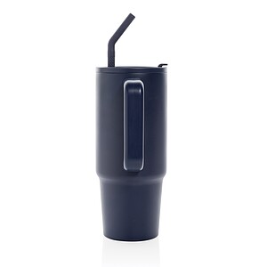 Embrace deluxe RCS recycled stainless steel tumbler 900ml, navy