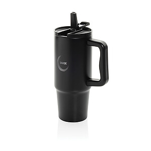 Embrace Leakproof RCS recycled stainless steel tumbler 900ml, black