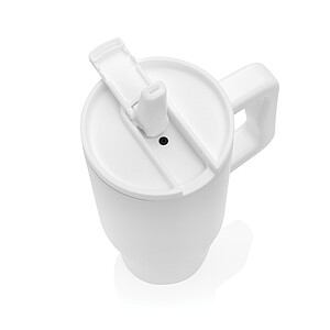 Embrace Leakproof RCS recycled stainless steel tumbler 900ml, white