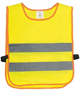 Emergency vest, neon yellow "Mini Hero"g