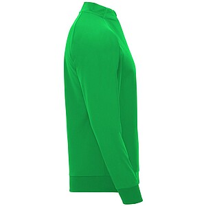 Epiro long sleeve kids quarter zip sweatshirt, green fern, size 4