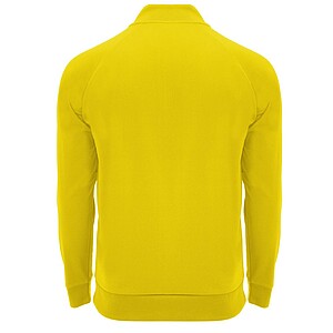 Epiro long sleeve kids quarter zip sweatshirt, yellow, size 4