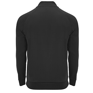 Epiro long sleeve unisex quarter zip sweatshirt, black, size M