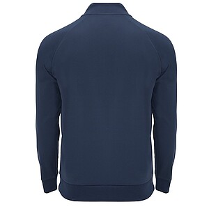 Epiro long sleeve unisex quarter zip sweatshirt, navy blue, size S