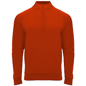 Epiro long sleeve unisex quarter zip sweatshirt, red, size M